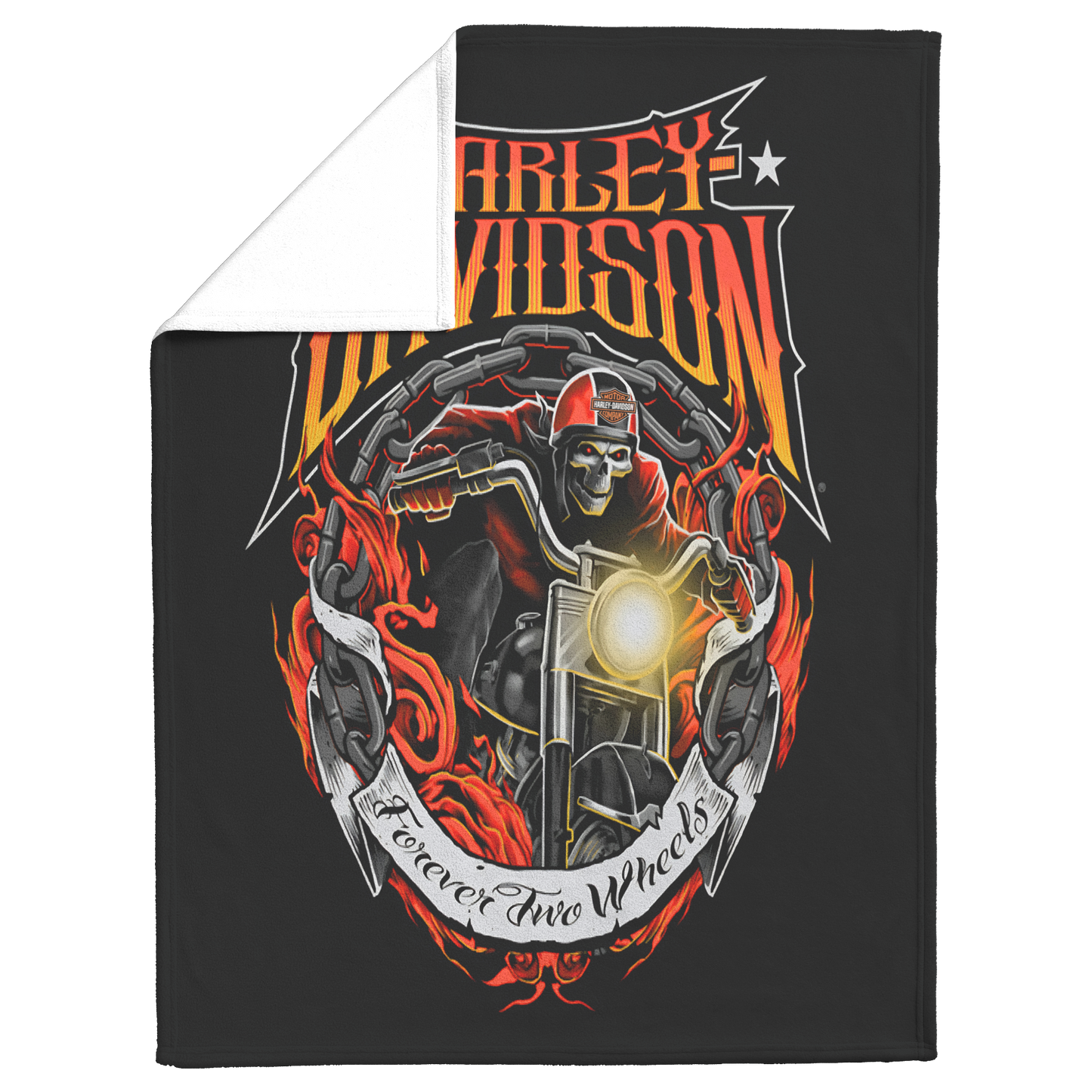 Forever_Two_Wheels_Harley_Davidson_Blank_V_Blanket_Fold_Mockup.png