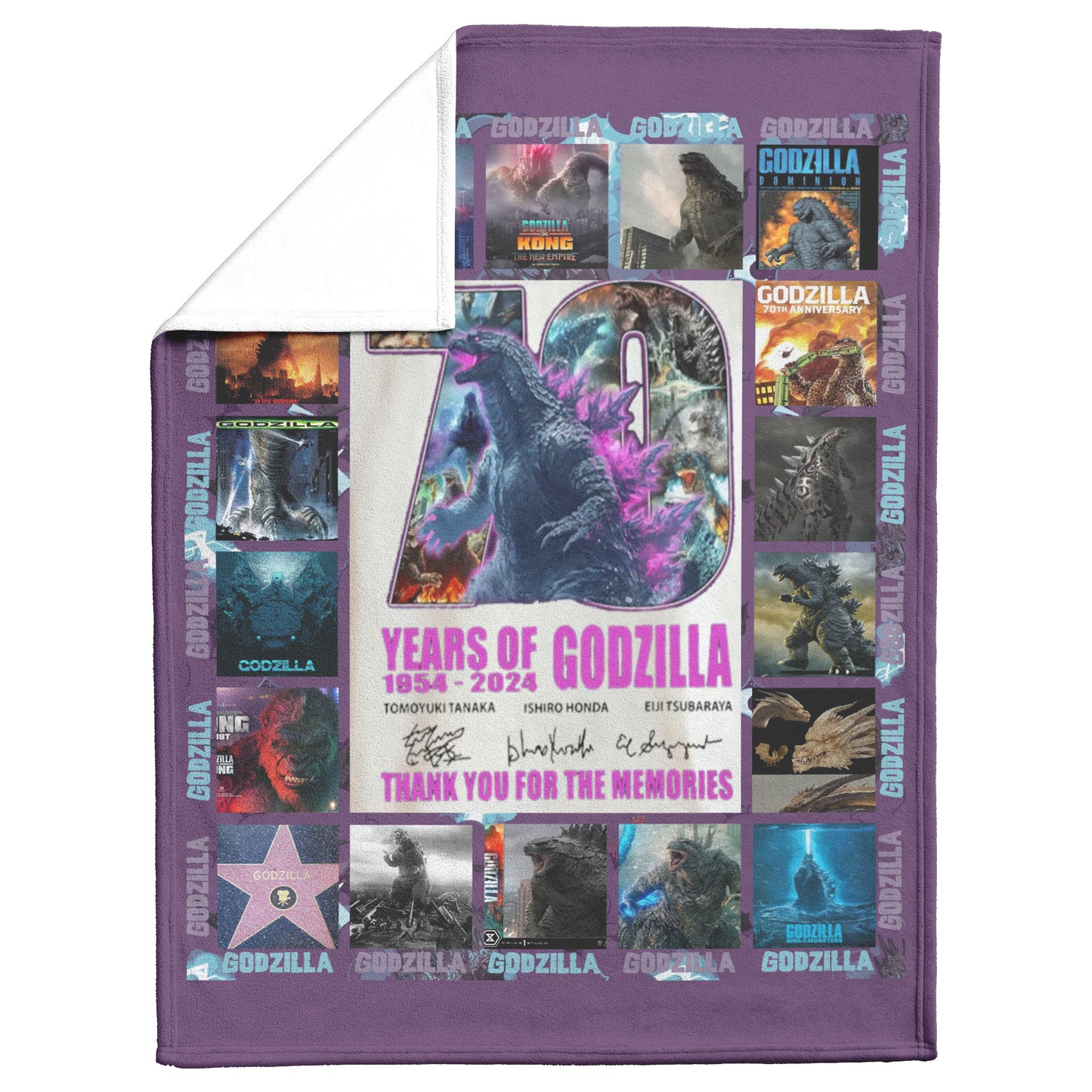 GODZILLA 70th Anniversary Blanket