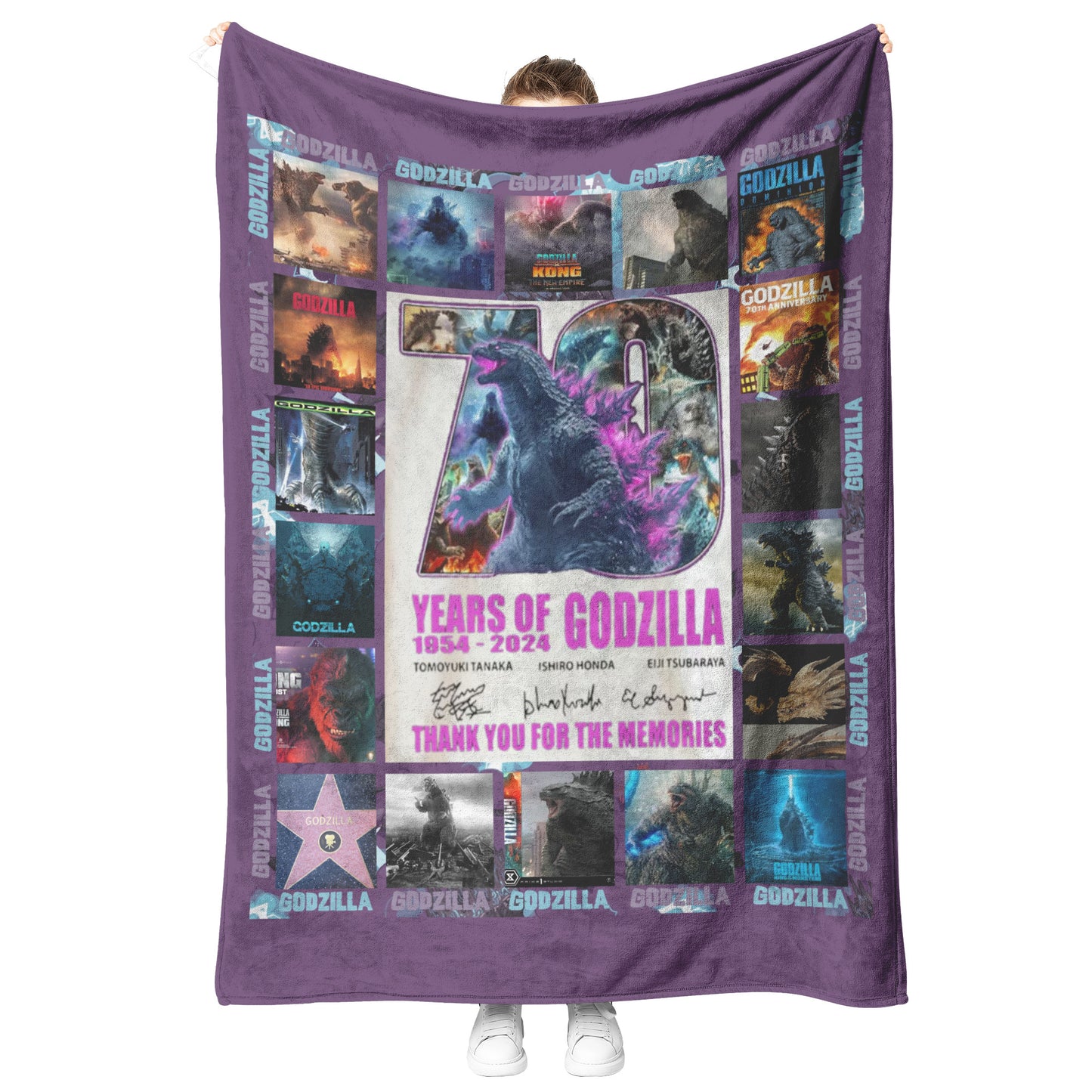 GODZILLA 70th Anniversary Blanket