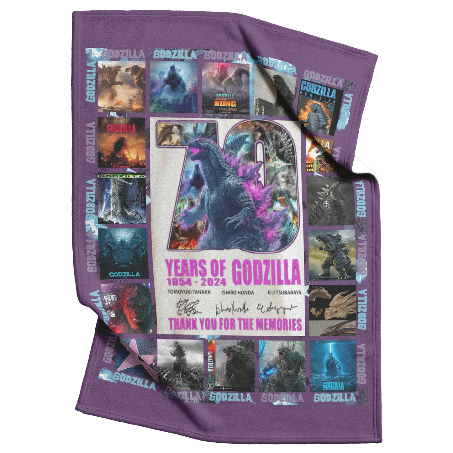 GODZILLA 70th Anniversary Blanket