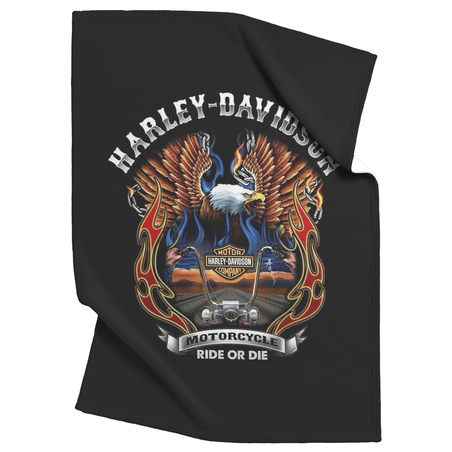 Harley_Davidson_Fiery_Eagle_Blank_Gift_f_V_Blanket_Top_Bottom_Folds_Mockup.png