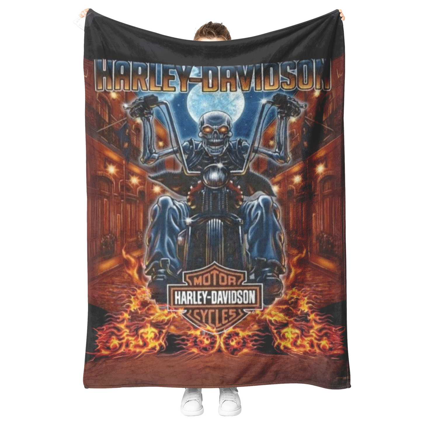 Harley_Davidson_Rustic_Skull_Velveteen_P_V_Blanket_Model_Mockup.png