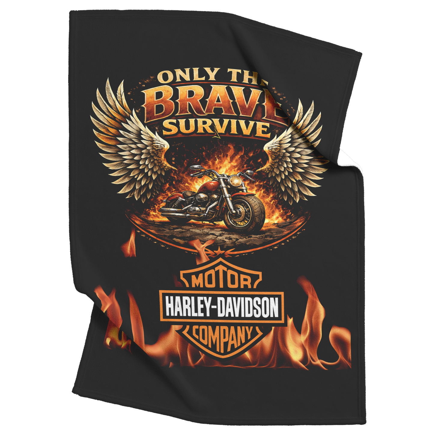 Only_the_brave_survive_Harley_Davidson_B_V_Blanket_Top_Bottom_Folds_Mockup.png_15666769