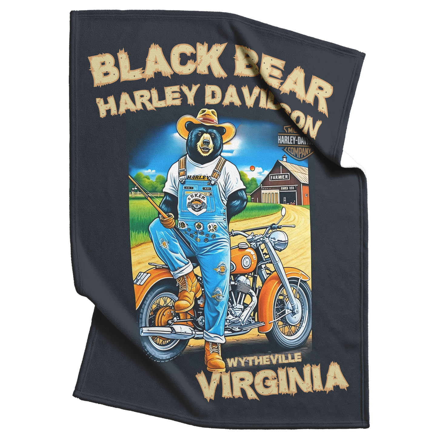 Perfect_Gift_for_Bikers_Harley_Davidson__V_Blanket_Top_Bottom_Folds_Mockup.png