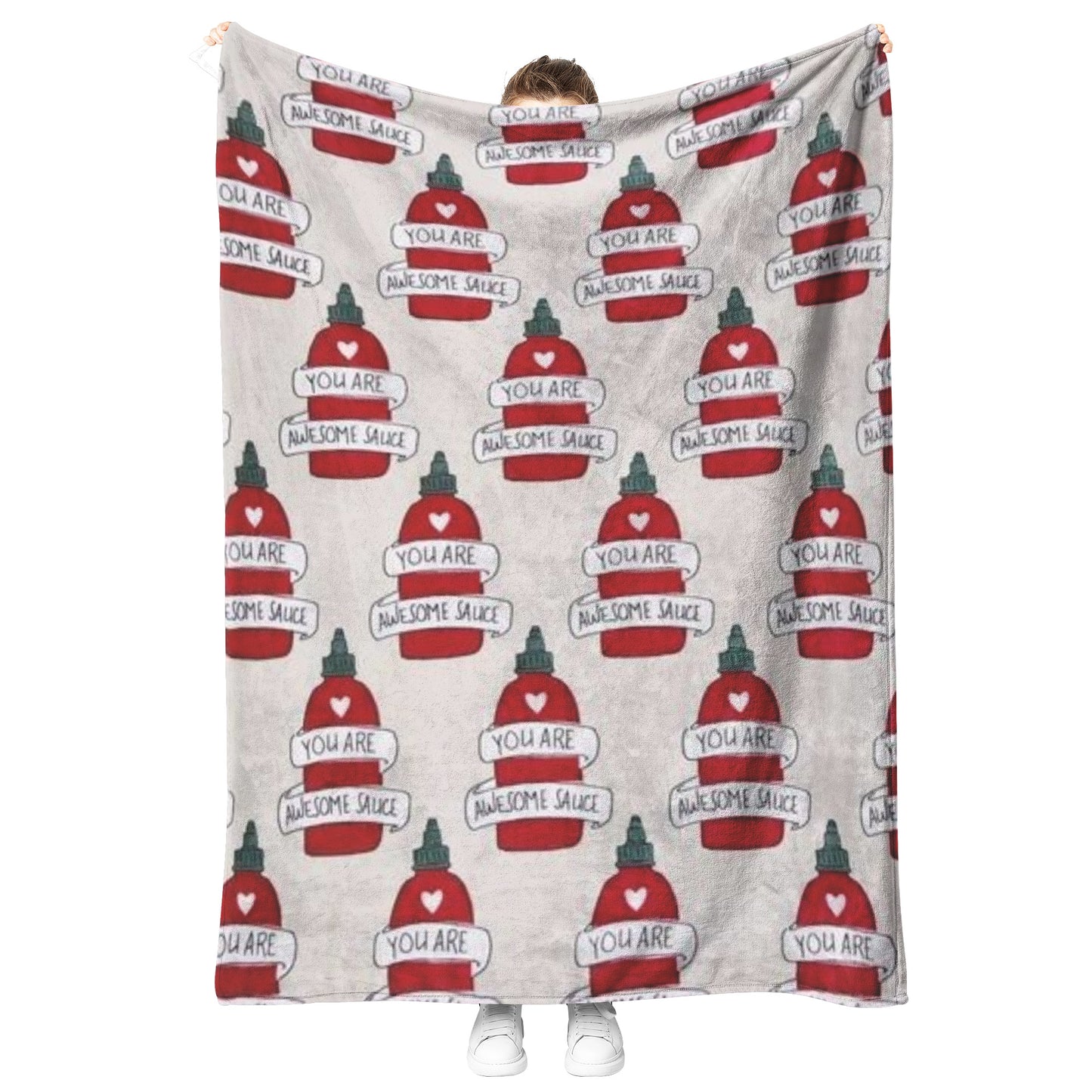 Romantic You are Awesome sauce Throw Blanket