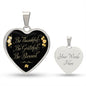 HEART NECKLACE | BE THANKFUL BE GRATEFUL BE BLESSED