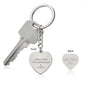 ENGRAVED HEART KEYCHAIN | GREAT IS THY FAITHFULNESS