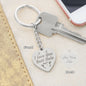 I LOVE YOU BUTT HOLE PERSONALIZED ENGRAVED HEART KEYCHAIN | FUNNY GAG DIRTY SEXY KEYCHAIN