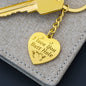 I LOVE YOU BUTT HOLE PERSONALIZED ENGRAVED HEART KEYCHAIN | FUNNY GAG DIRTY SEXY KEYCHAIN