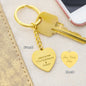 ENGRAVED HEART KEYCHAIN | GREAT IS THY FAITHFULNESS