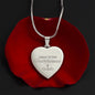 ENGRAVED PERSONALIZED HEART NECKLACE | GREAT IS THY FAITHFULNESS