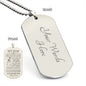 MY SON | ENGRAVED DOG TAG NECKLACE | YOU ARE MY SON