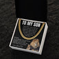 To My Son Necklace Lion, Gift for Son,To My Son From Dad, Birthday Gift For Son