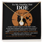 TO MY SMOKING HOT DOE | I LOVE YOU | ALLURING BEAUTY NECKLACE