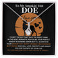 TO MY SMOKING HOT DOE | I LOVE YOU | ALLURING BEAUTY NECKLACE