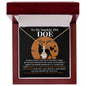 TO MY SMOKING HOT DOE | I LOVE YOU | ALLURING BEAUTY NECKLACE
