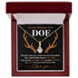 TO MY SMOKIN' HOT DOE | MY LOVE FOR YOU WOULD NEVER END | ALLURING BEAUTY NECKLACE