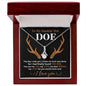 TO MY SMOKIN' HOT DOE | MY LOVE FOR YOU WOULD NEVER END | ALLURING BEAUTY NECKLACE