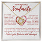 TO MY BEAUTIFUL SOULMATE | HOW SPECIAL YOU ARE TO ME | LOVE KNOT NECKLACE