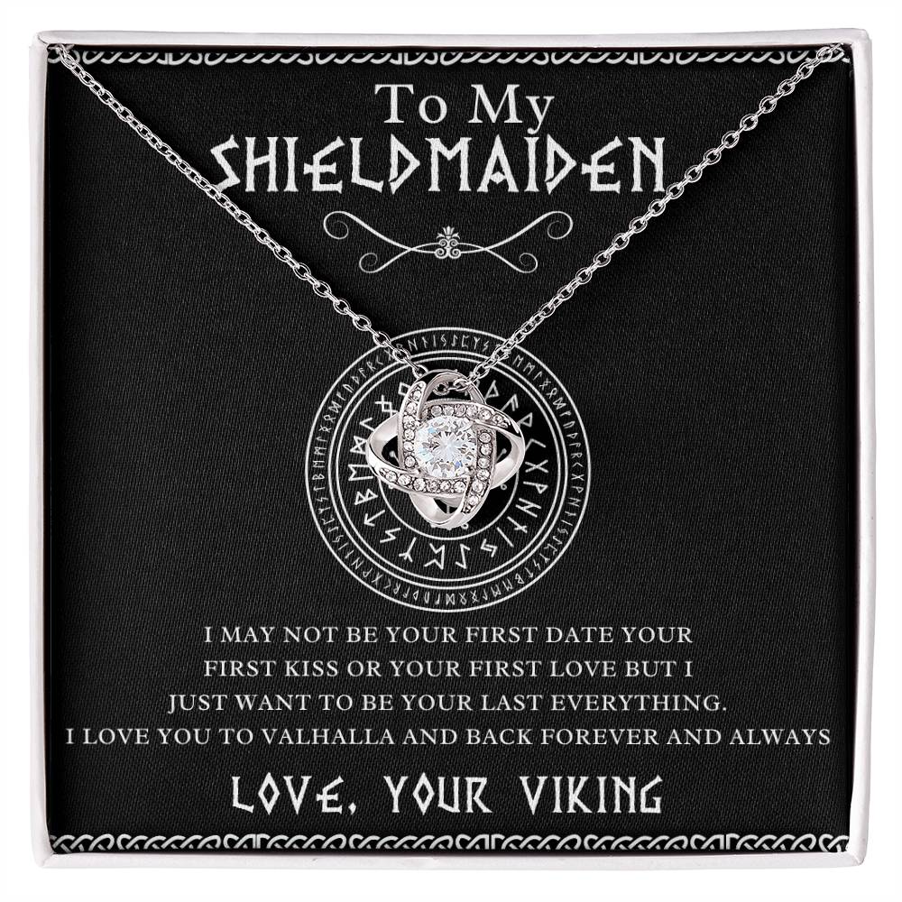 Necklace Gift To My Shieldmaiden, Viking Jewelry For Women, Her, Wife, Soulmate