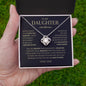 Sensational Breathtaking Necklace: 'Never Forget That I Love You' Message- The Perfect Gift from a Proud Dad!"