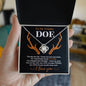 TO MY TROPHY DOE | MY LOVE FOR YOU WOULD NEVER END | LOVE KNOT NECKLACE
