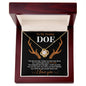 TO MY TROPHY DOE | MY LOVE FOR YOU WOULD NEVER END | LOVE KNOT NECKLACE