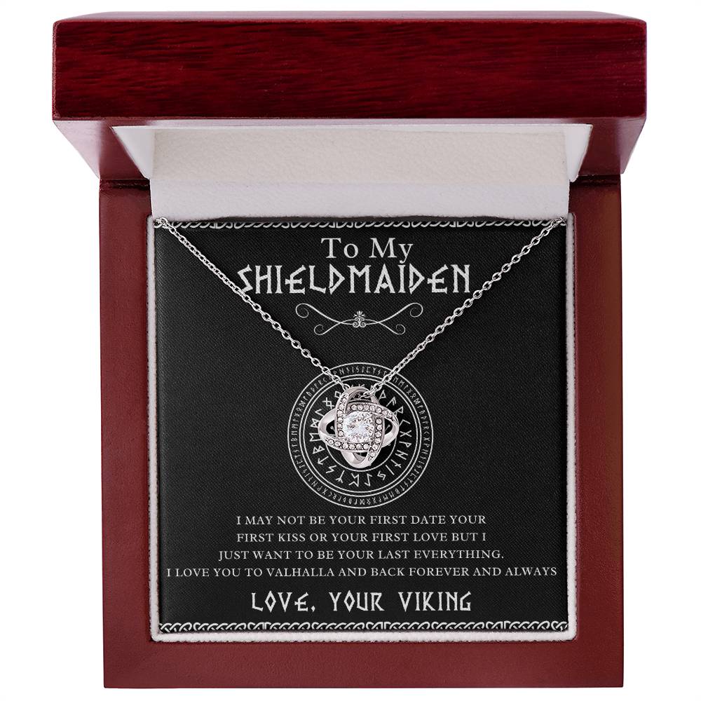 Necklace Gift To My Shieldmaiden, Viking Jewelry For Women, Her, Wife, Soulmate