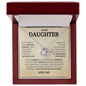 TO MY DAUGHTER | LOVE KNOT NECKLACE | NEVER FORGET THAT I LOVE YOU