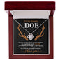 TO MY TROPHY DOE | MY LOVE FOR YOU WOULD NEVER END | LOVE KNOT NECKLACE