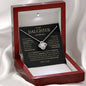 Sensational Breathtaking Necklace: 'Never Forget That I Love You' Message- The Perfect Gift from a Proud Dad!"