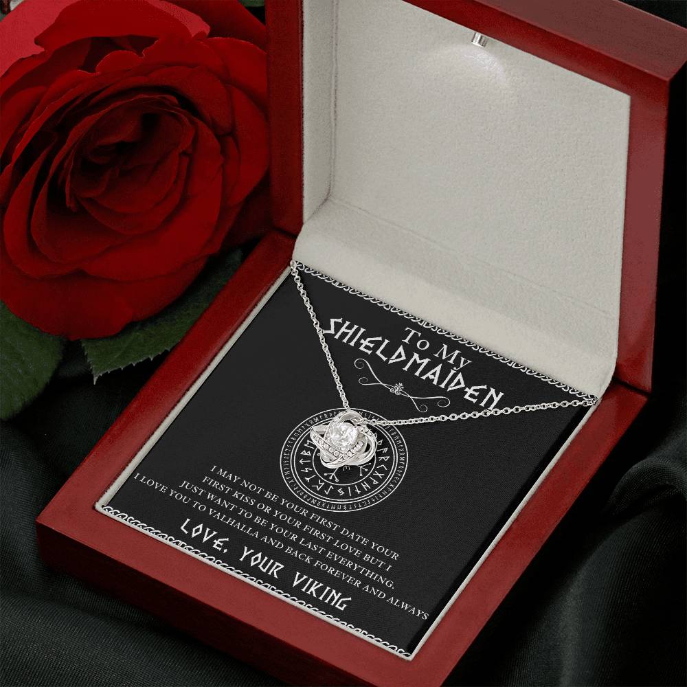 Necklace Gift To My Shieldmaiden, Viking Jewelry For Women, Her, Wife, Soulmate