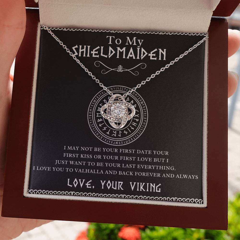 Necklace Gift To My Shieldmaiden, Viking Jewelry For Women, Her, Wife, Soulmate