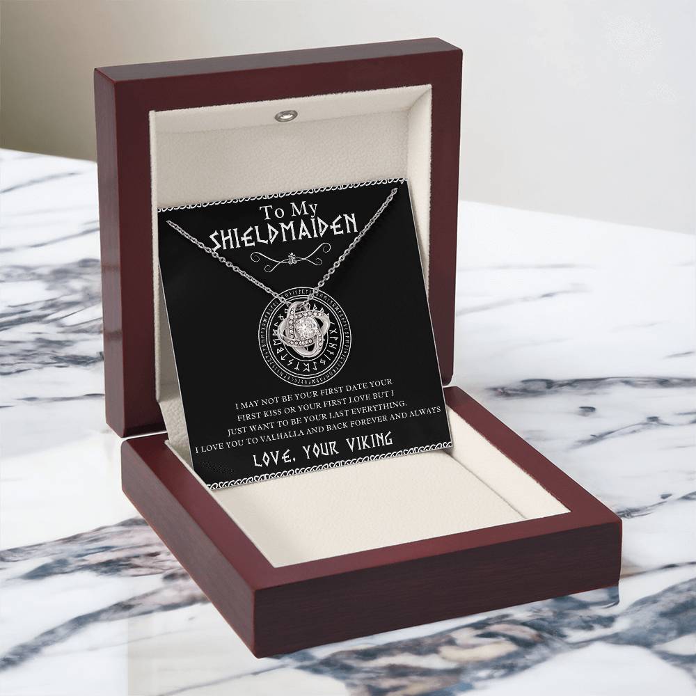 Necklace Gift To My Shieldmaiden, Viking Jewelry For Women, Her, Wife, Soulmate