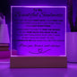 TO MY BEAUTIFULL SOULMATE | I LOVE YOU | ACRYLIC PLAQUE