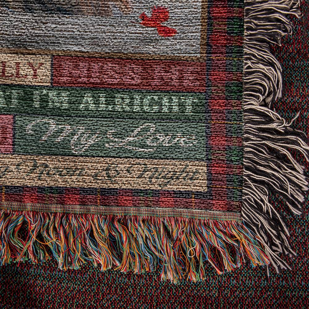 A Hug From Heaven - Personalized Heirloom woven blanket