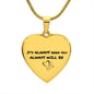PERSONALIZED ENGRAVED HEART NECKLACE | ITS ALWAYS BEEN YOU