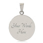 TO MY BEAUTIFUL MOTHER | CIRCLE PENDANT NECKLACE | YOU ARE THE BEST