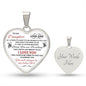 TO MY DAUGHTER | HEART NECKLACE | IF I HAD TO CHOOSE