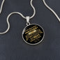 TO MY BEAUTIFUL MOTHER | CIRCLE PENDANT NECKLACE | YOU ARE THE BEST