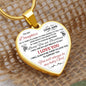 TO MY DAUGHTER | HEART NECKLACE | IF I HAD TO CHOOSE