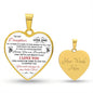 TO MY DAUGHTER | HEART NECKLACE | IF I HAD TO CHOOSE