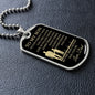 TO MY SON | DOG TAG | NEVER FORGET THAT YOU ARE LOVED