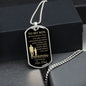 TO MY SON | DOG TAG | NEVER FORGET THAT YOU ARE LOVED