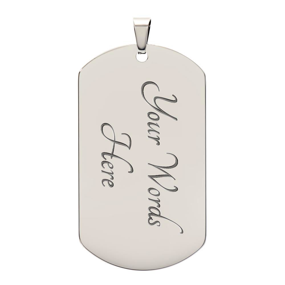 BIKER BADASS CHICK | LUXURY MILITARY NECKLACE |