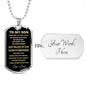 TO MY SON | DOG TAG | JUST BELIEVE IN YOU