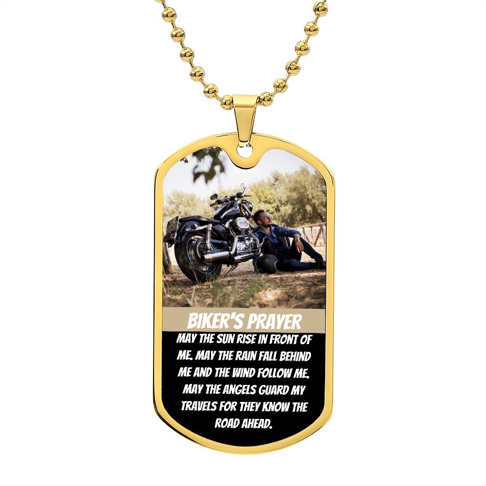 BIKERS PRAYER | LUXURY MILITARY NECKLACE |
