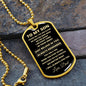 TO MY SON | DOG TAG | JUST BELIEVE IN YOU