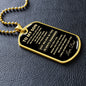 TO MY SON | DOG TAG | JUST BELIEVE IN YOU