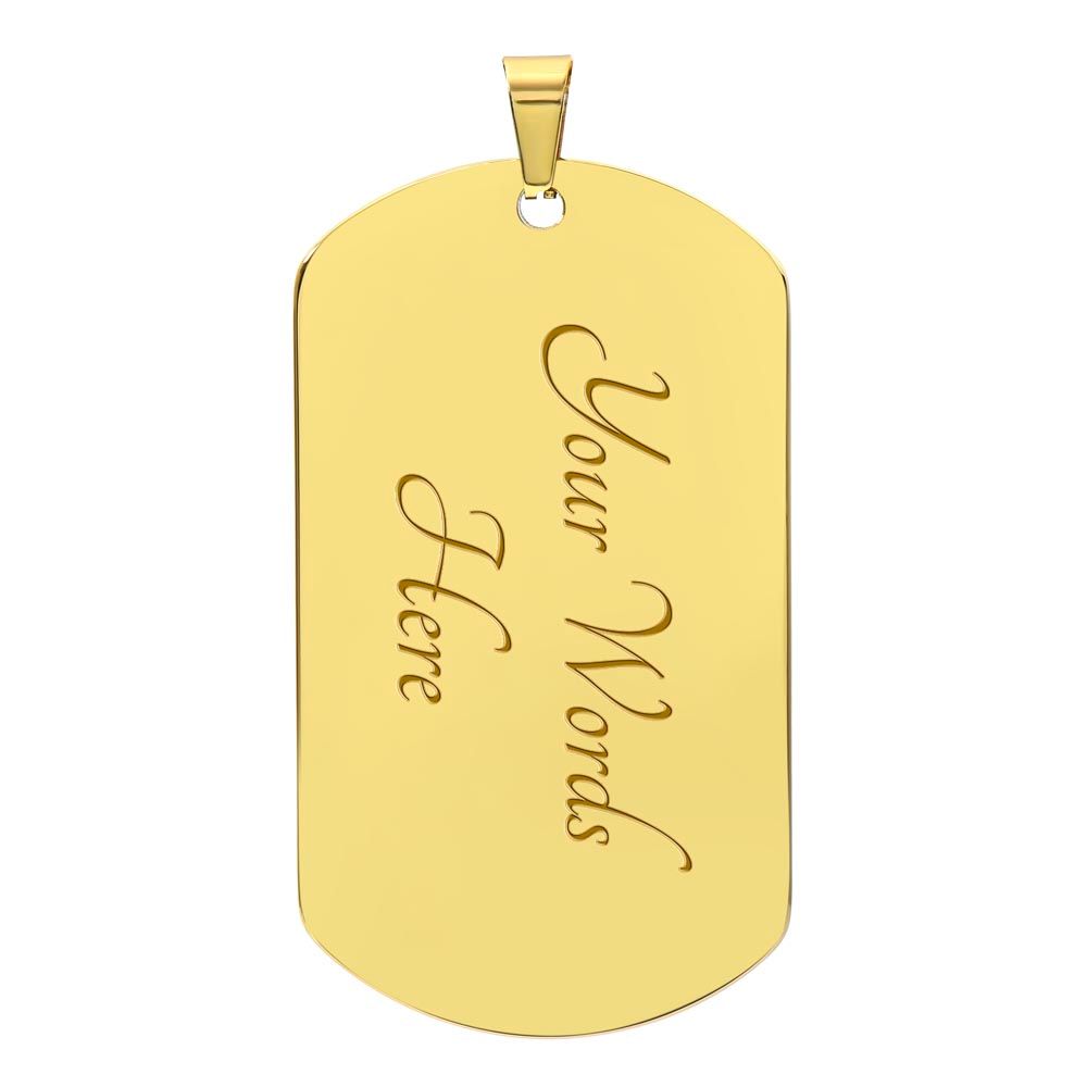 BIKER BADASS CHICK | LUXURY MILITARY NECKLACE |